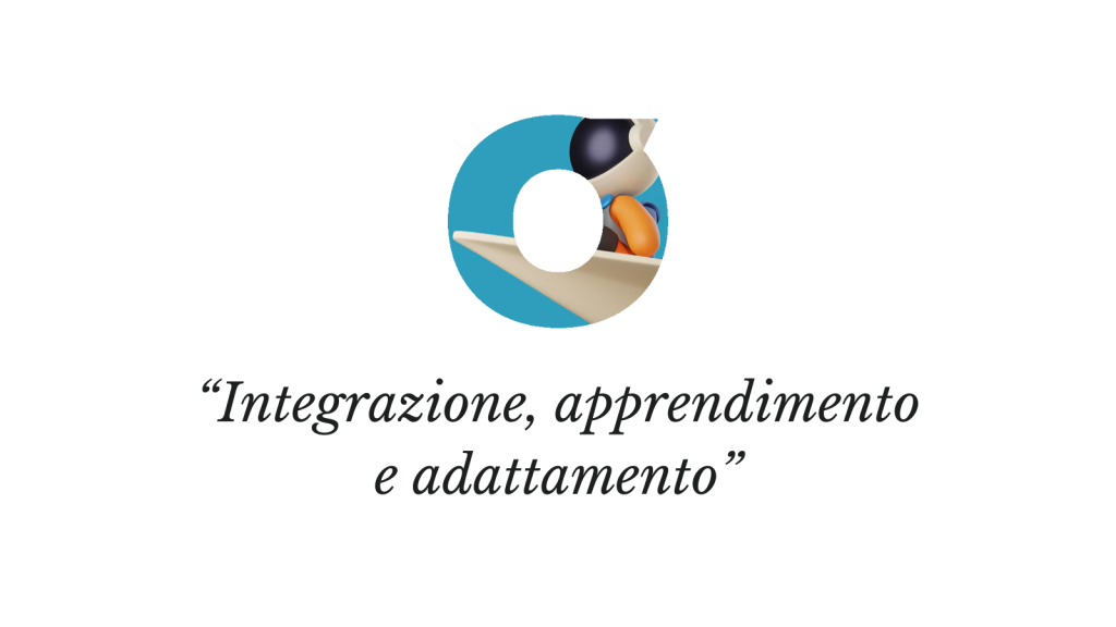 Copertina intervista, logo viblio e frase "Integrazione, apprendimento e adattamento"